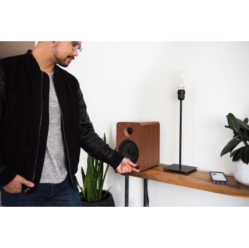 Kanto YU6 Powered Speakers with Bluetooth® and Phono Preamp | Walnut | Pair