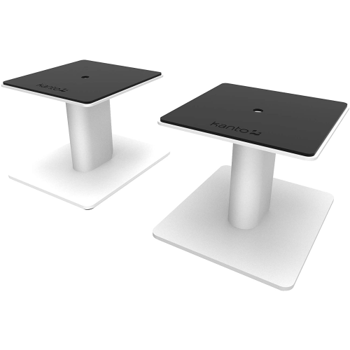 Kanto SP6HDW Stand de haut-parleur universel de 6 po pour bureau, Blanc