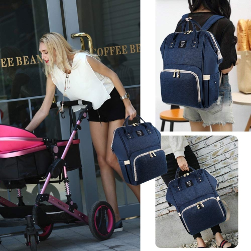 Sac à dos à couches sac à dos de voyage multifonction imperméable Nappy pour soins de bébé