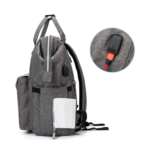 Sac à dos à couches sac à dos de voyage multifonction étanche petit sac à couches pour maman et papa