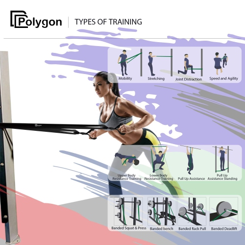 Resistance Exercise Bands - Heavy Duty Assistance Loop Mobility Band, Perfect for Body Stretching