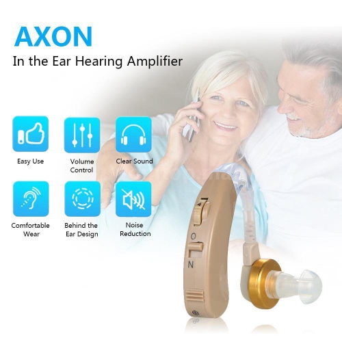 Hearing Amplifier Voice Ear Hearing Amplifier Kit Adjustable Behind Ear Sound Enhancer Ear Care For the elderly deaf hear