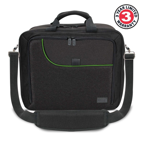 USA GEAR Xbox One Travel Case Console Bag with Kinect Storage, Adjustable Carrying Shoulder Strap