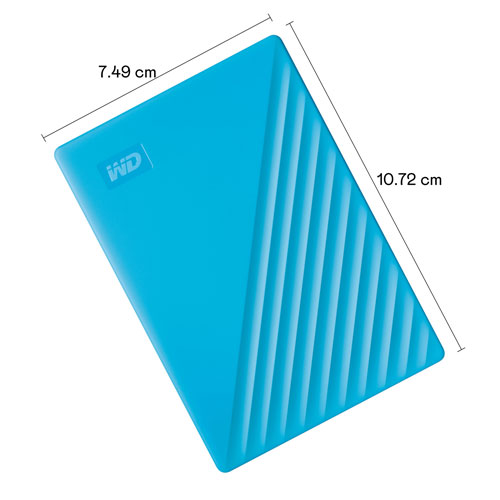 Disque dur externe portatif USB My Passport de 4 To de WD - Bleu
