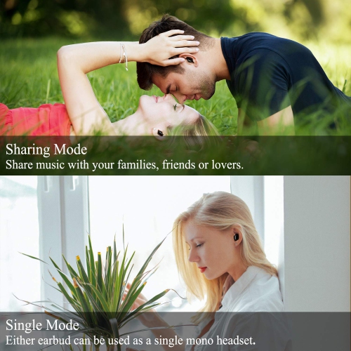 Wireless Earbuds, Bluetooth Earbuds, 3D Stereo, Extra Bass, 100+ Hrs Play Time with 2600 mAh Charging Box