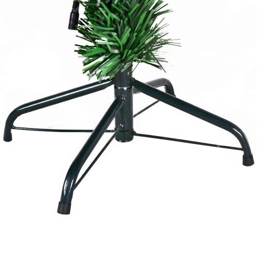 Costway 4FT Pre-Lit Fiber Optic Artificial Christmas Tree w/ Lights Snowflakes