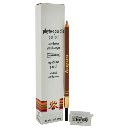 Phyto-Sourcils Perfect Eyebrow Pencil With Brush and Sharpener - 4 Cappuccino by Sisley for Women - 0.019 oz Eyebrow Pencil