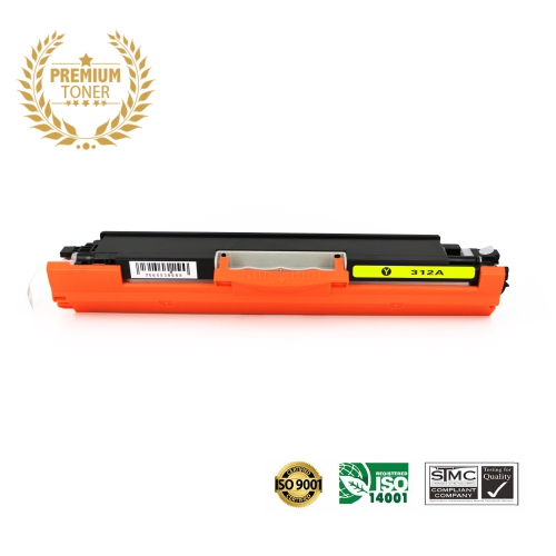 ULTRA TONER  Superior HP 126A (Ce312A) Toner Cartridge Premium Quality！ In Yellow