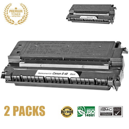 Ultra Toner™ 2PACKS Superior Canon E20 E40 Black Toner Cartridge