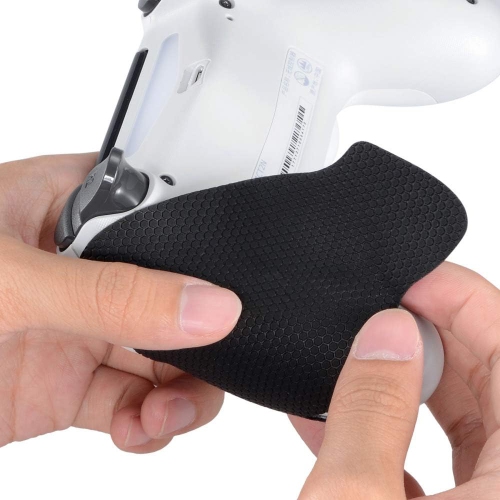 Black Anti-Skid Sweat-Absorbent Controller Grips for PS4 Controller, Professional Textured Soft Rubber Handle Grips for PS4 Slim Pro Controller -