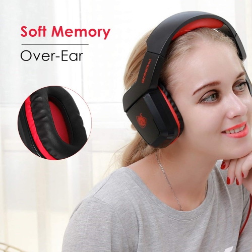 Casque de jeu stéréo, casque à suppression du bruit, Bass Surround, casque de jeu pour PC, PS4, Xbox One, Mac, iPad, avec micro