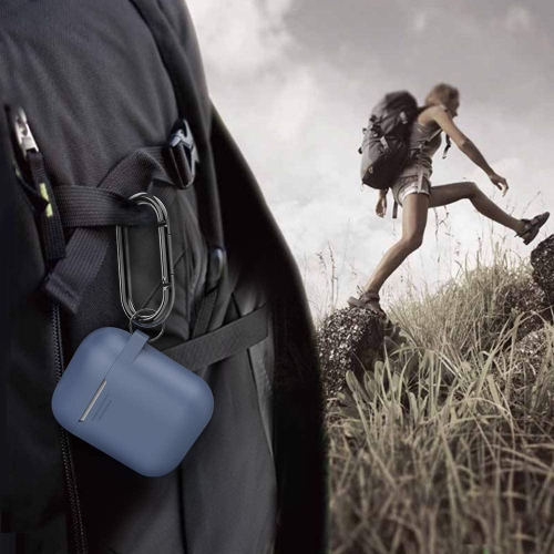 Upgrade AirPods Case Protective Cover Skin [Front LED Visible] Silicone Compatible with Apple AirPods 2 & 1