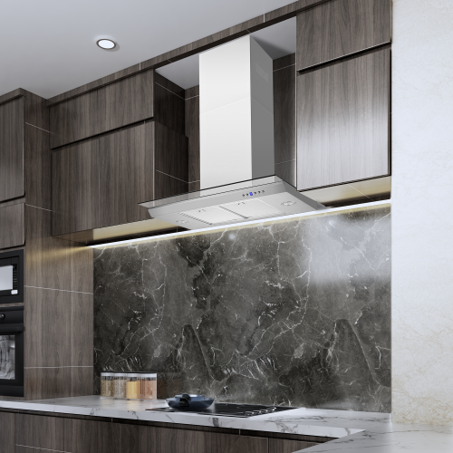 Blue Ocean 30" 760 CFM Stainless Steel Wall Mount Kitchen Range Hood