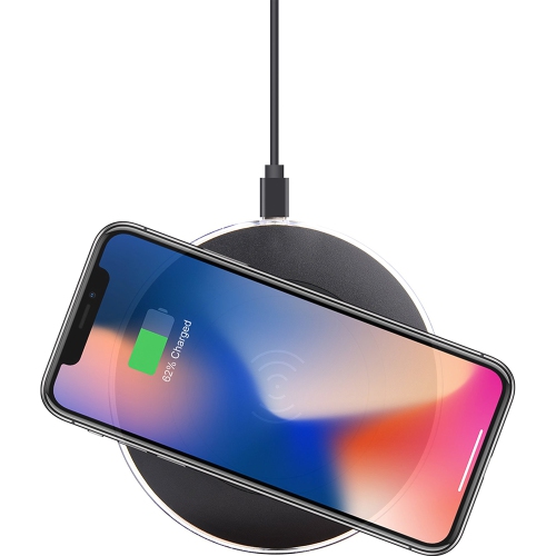 TEDLIN Qi Wireless Charging Pad for Samsung Galaxy, iPhone & More - Black