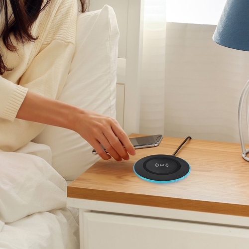 TEDLIN Qi Wireless Charging Pad for Samsung Galaxy, iPhone & More - Black