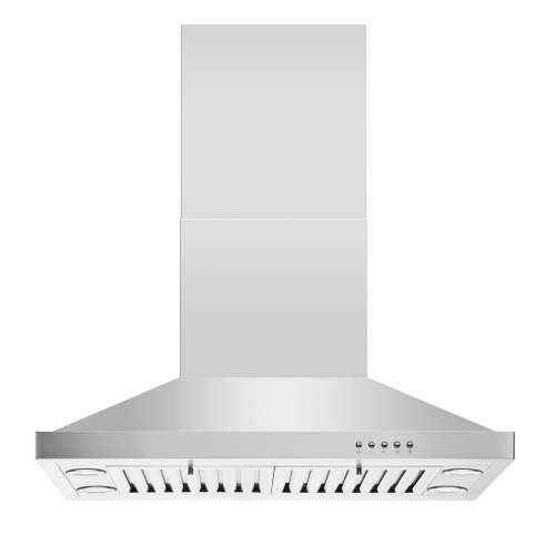 Blue Ocean 30" Stainless Steel Island Mount Kitchen Range Hood