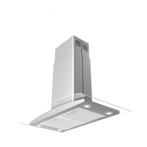 Blue Ocean 36" 900 CFM Stainless Steel Island Mount Kitchen Range Hood
