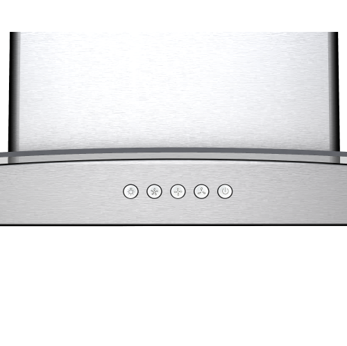 Blue Ocean 36" 900 CFM Stainless Steel Island Mount Kitchen Range Hood