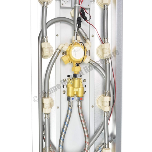 Blue Ocean 52” Aluminum Shower Panel Tower with Rainfall Shower Head