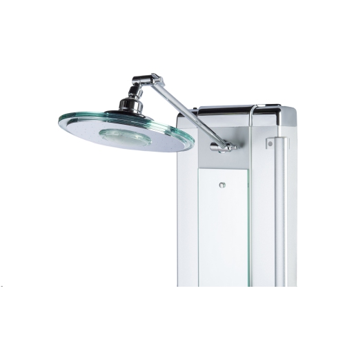 Blue Ocean 52” Aluminum Shower Panel Tower with Rainfall Shower Head