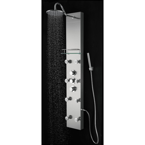 "Blue Ocean 57” Stainless Steel Thermostatic Shower Panel