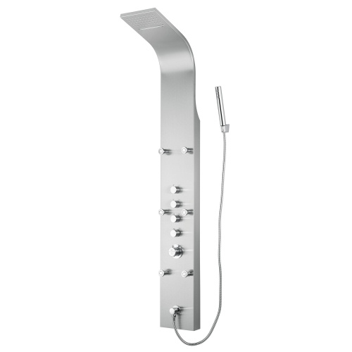 BLUE OCEAN  Ocean 64.5” Stainless Steel Shower Panel (Sps8879)