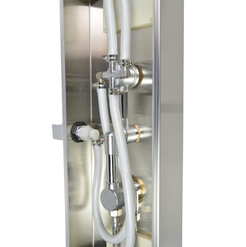 Blue Ocean 56" Stainless Steel Thermostatic Shower Panel with Shower Head