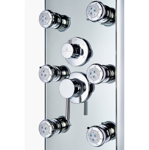 Blue Ocean 52"" Aluminum Shower Panel with Shower Head