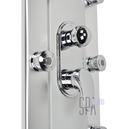 Panneau de douche en aluminium avec pomme de douche « Blue Ocean 50 »