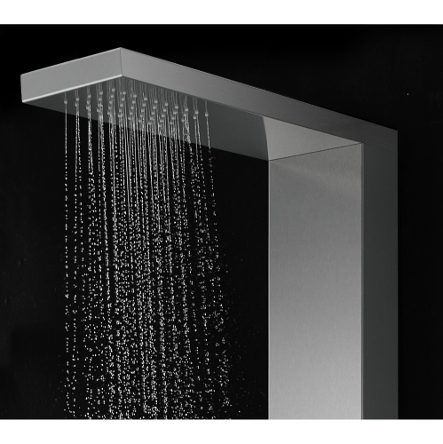 Blue Ocean 65” Stainless Steel Thermostatic Shower Panel with Shower Head