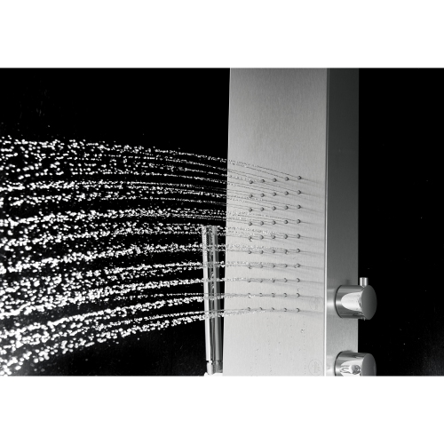 Blue Ocean 65” Stainless Steel Thermostatic Shower Panel with Shower Head