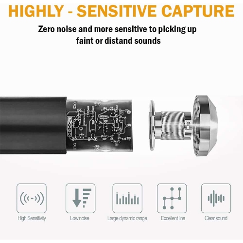 Microphone à condensateur, ensemble de microphone professionnel cardioïde pour l’enregistrement en studio avec support, support et filtre