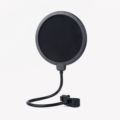 Ensemble microphone à condensateur, ensemble microphone professionnel cardioïde avec bras à ciseaux à suspension réglable, support amortisseur et