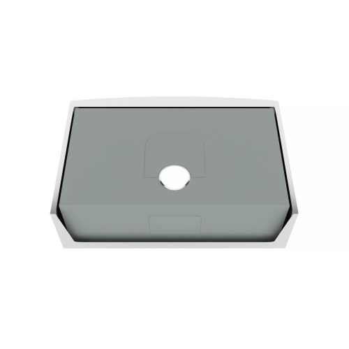 Blue Ocean 36" 16 Gauge Stainless Steel Single Bowl Apron Kitchen Sink with FREE Grid and Strainer