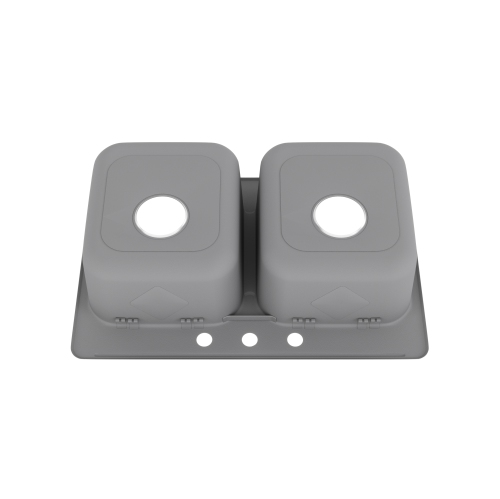 Évier de cuisine en acier inoxydable 18 po à congélateur supérieur KSS918 31 po de Blue Ocean 4 avec crépines GRATUITES