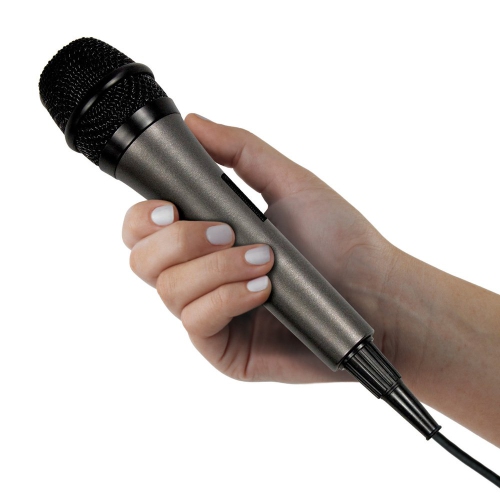Singing Machine SMM-205 Dynamic Karaoke Microphone with 10.5 ft Cord