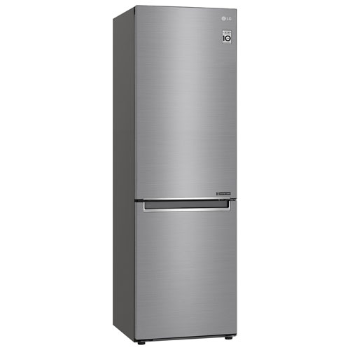 LG 24" 11.9 Cu. Ft. Counter-Depth Bottom Freezer Refrigerator - Platinum Silver