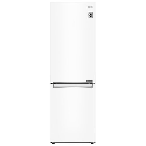Réfrigérateur à congélateur inférieur profondeur comptoir 11,9 pi³ 24 po de LG - Blanc