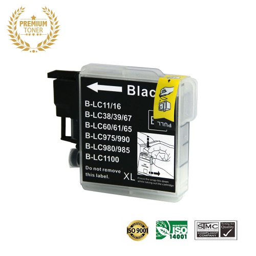 ULTRA INK  New Brother Printer Lc61 Bk Inkjet Cartridge Online Only In Black