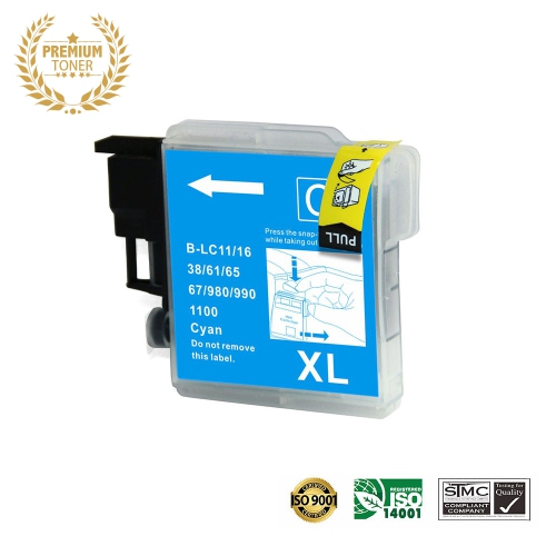 Ultra Ink™ New Brother Printer LC61C Cyan Inkjet Cartridge Online Only!