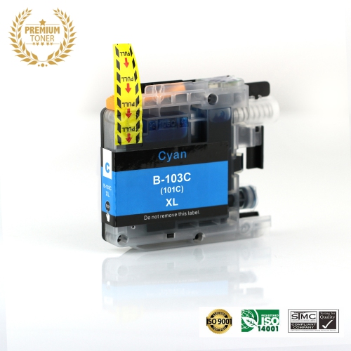 ULTRA INK  New Brother Printer Lc103 C High Yield Inkjet Cartridge Online Only In Cyan