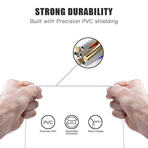 87W USB-C Power Adapter, Type-C Laptop Wall Charger Compatible for MacBook Pro with USB-C to USB-C Charge Cable