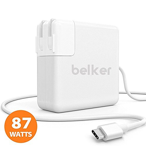 Belker 87W Macbook Charger for Apple Macbook Pro 15'' inch 2016 Replacement of Apple 87W Power Adapter with charge