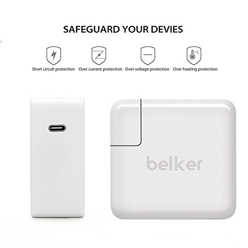 Belker 87W Macbook Charger for Apple Macbook Pro 15'' inch 2016 Replacement of Apple 87W Power Adapter with charge