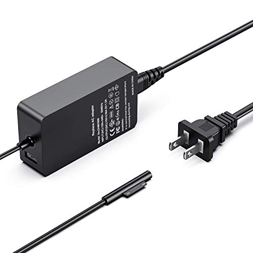 XDCDHM  Surface Pro Charger Surface Laptop Charger, Dhmxdc 15V 2.58A 44W Portable Charger for Microsoft Surface Laptop & Surface
