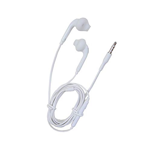 White Bass Earphones Yydzkj 3.5mm Wired Headset for Galaxy S8 Plus S9 S7 S6 Edge Note9 Android