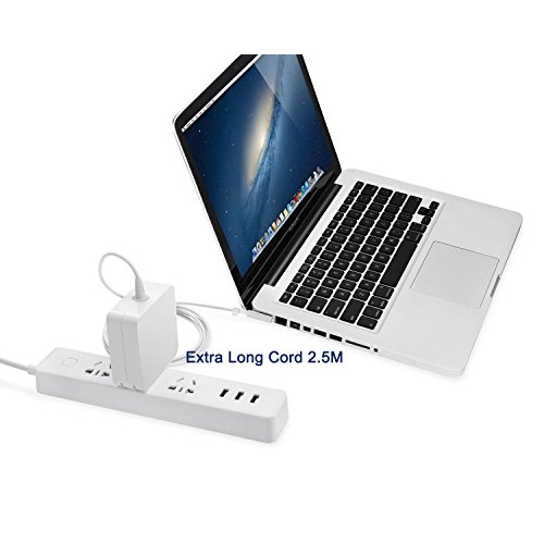 BAT POW Compatible for MacBook Pro Charger Apple A1278 A1172 A1181 A1184 A1244 A1330 A1342, Compatible for 60W Magsafe
