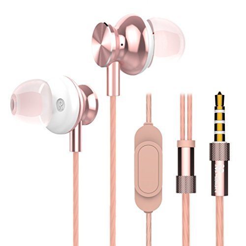 noise rose gold earbuds