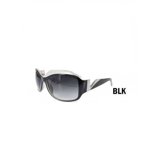 Lunettes de soleil surdimensionnées à coupe en V WIBE SG-2263BLK