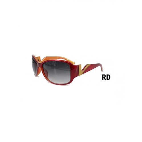 Lunettes de soleil surdimensionnées à coupe en V WIBE SG-2263RED